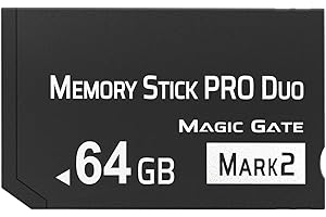 Original 64GB Memory Stick Pro Duo MARK2,High-Speed Memory Stick Duo Compatible with PSP1000 2000 3000 Accessories and Digita