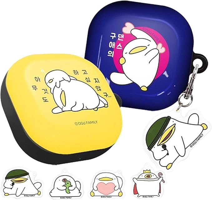 Amazon 6種類のかわいいパステルヴィンテージスタイルのユニークで魅力的なモダンクラシックの幾何学的cute韓国sns Kakao Talk Emoticonカカオトーク絵文字ogoファミリーの楽しい想像キャラクター柄レタリングラブリーアートデザインbluetoothワイヤレスイヤホンgalaxy