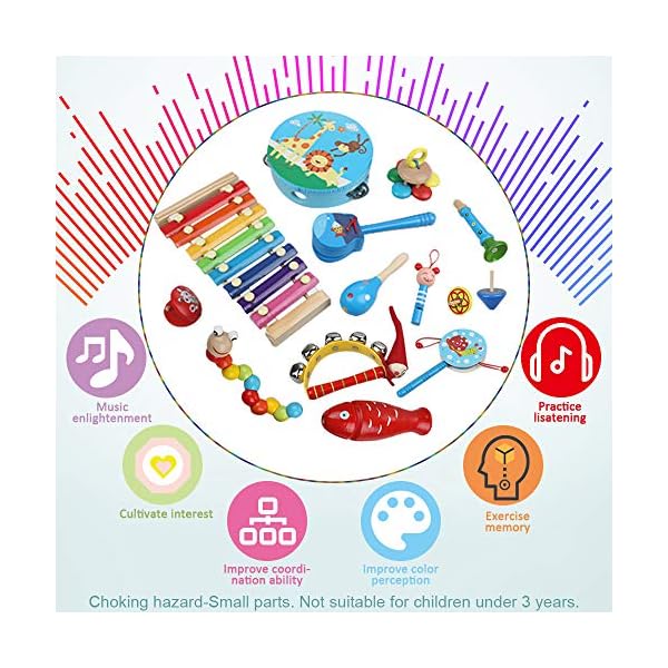 Anpro-27pcs-Musical-Instruments-for-Toddlers-Wooden-Percussion-Instruments-Toy-Set-with-Canvas-Bag-Best-Gift-for-Children-Over-3-Years-Old Anpro 27pcs Musical Instruments for Toddlers, Wooden Percussion Instruments Toy Set with Canvas Bag, Best Gift for…