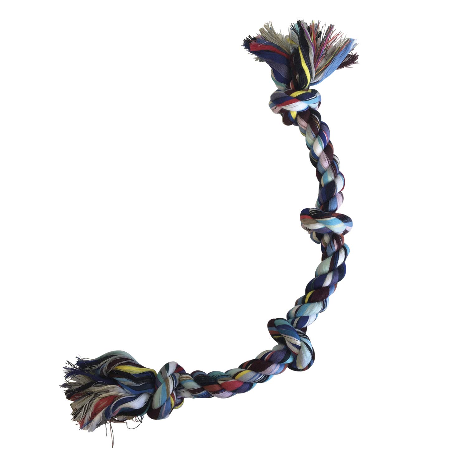 GLORIA rope toy dog ​​- 40 cm - With 4 Knots - Dog Toy - resistant materials - Healthy keeps gums - Assorted Color