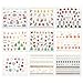 Nail Stickers, ETEREAUTY 30 Sheets Nail Decals New DIY Nail Design 3D Sticker, Nail Art Supplies