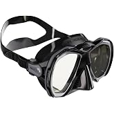 Mares Adult Force-X Mask - Panoramic Vision Easy to Adjust Dive Mask with Silicone Skirt for Scuba Diving, Freediving, Snorkeling, Spearfishing