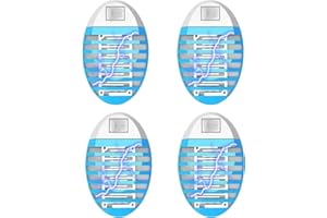 HONGXIAN Mosquito Trap, Electronic Mosquito Zapper, Plug in Bug Zapper Indoor, Gnat Traps with LED Light, Use for Flying Insect Mosquito 4 Pack