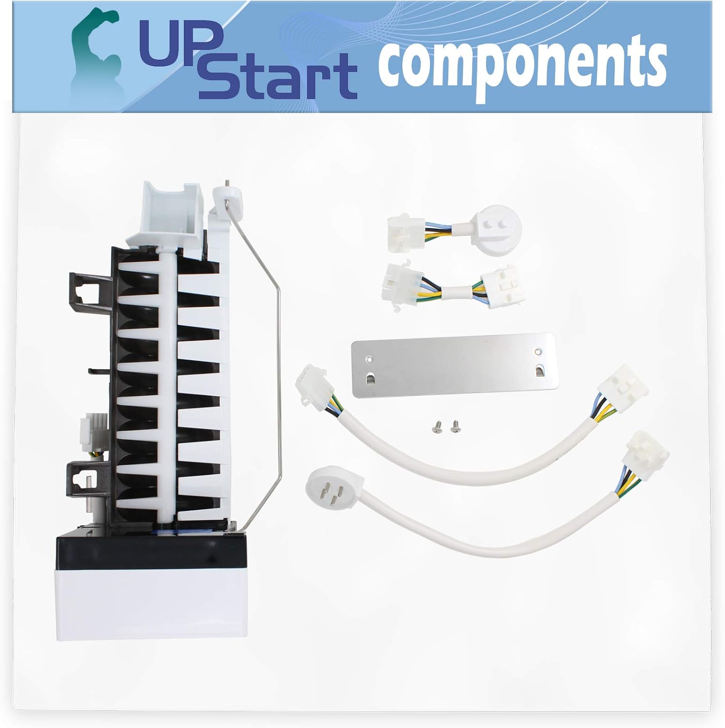Compatible ED25PWXXW00 Whirlpool for Replacement Maker Ice Refrigerator 4317943 with Icemaker