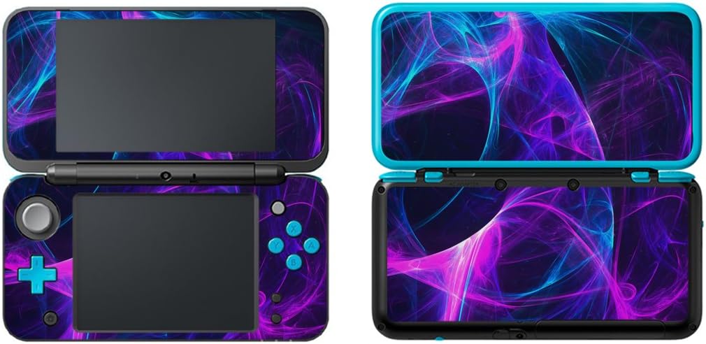 UUShop Protective Vinyl Skin Sticker Cover Wrap for New Nintendo 2DS XL/LL Colorful Lines