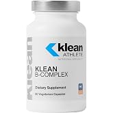 Klean Athlete Klean B-Complex, 60 Vegetarian Capsules | Supports Energy Production, Cardiovascular Function, and Normal Cellular Functions*, NSF Certified for Sport