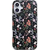 Casely iPhone 16 Case | Secret Garden | Mixed Floral | Bold Protective Design | Compatible with MagSafe