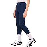 Stelle Girls' Softball Pants Youth Kids Baseball Pants Fastpitch Pants with Pockets Boys Tee Ball