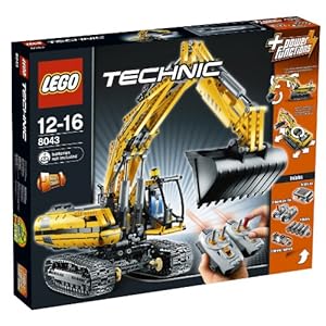 Lego Technic, escavatore cingolato motorizzato (8043) LEGO