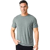 Merino Protect 100% Merino Wool T Shirts for Men Odor Resistance Base Layer Hiking Travel T-Shirt Soft Undershirt