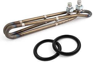Ximoon 4KW 240V Flo-Thru Hot Tub Heater Element with Mounting Hardware Replacement for Balboa Spa Heater Element Hot Tub, App