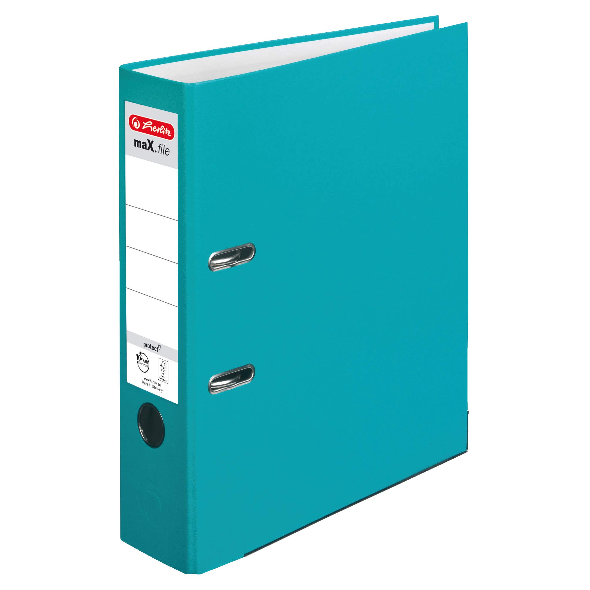 Herlitz 5480306 Lever Arch File A4 8 cm Turquoise