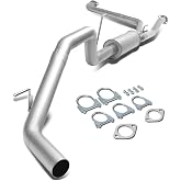 DNA MOTORING CBE-NTT07-56L Stainless Steel Cat Back Exhaust System [Compatible with 04-15 Nissan Titan]