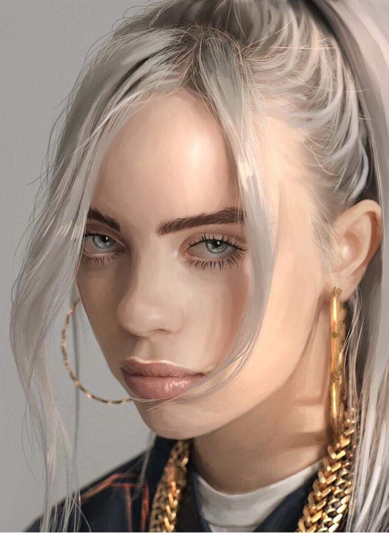 Billie Eilish Wall Print Poster Billie Eilish Wall Art Home Decor