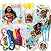 Disney Moana Birthday Party Pack For 16 Guests With Cups, Table cover, Plates, Napkins, Cutlery Leis and Tiki Pin by Another Dream