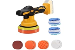 DGLYYXGS Buffer Polisher Compatible with Dewalt 20V Battery, 8 Variable Speed Polishers and Buffers Polisher for Car Detailing Orbital Polisher Replace DCM849B for Car Detailing/Polishing/Waxing