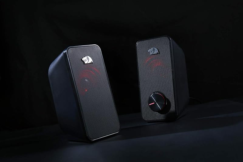 GS500 Altavoz PC 2.0 Retroiluminación Roja USB
