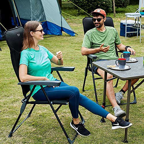 Camping Rocking Chair TIMBER RIDGE High Back Oversized Folding