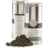 Golden Moon Tea Tie Guan Yin Oolong Tea - Organic Green Tea - Wulong Variety - Loose Leaf, Non-GMO - Travel Tin (30 Servings)