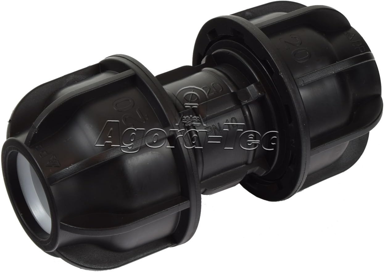 Raccord AgoraTec pour tuyau Polyéthylène 20 mm vers 20 mm Noir Amazon.fr Jardin Raccord AgoraTec pour tuyau Polyéthylène 20 mm vers 20 mm Noir Amazon.fr Jardin