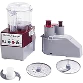 Robot Coupe R2N CLR Continuous Feed Combination Food Processor with 2.9 Liter Clear Polycarbonate Bowl, 1-HP, 120-Volts