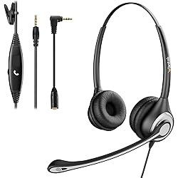 Wantek Cell Phone Headset with Microphone Noise
