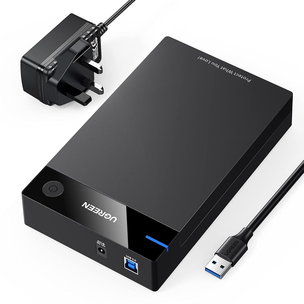 UGREEN 3.5/2.5 Inch SATA USB 3.0 Hard Drive Enclosure 22TB Docking Station
