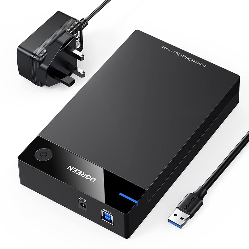 UGREEN 3.5/2.5 Inch SATA USB 3.0 Hard Drive Enclosure 22TB Docking Station