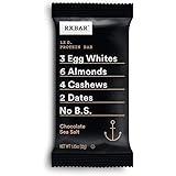 RXBAR, Chocolate Sea Salt, Protein Bar, 1.83 Oz (Pack of 12) High Protein Snack, Gluten Free