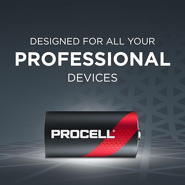PROCELL C CELL LONG-LASTING ALKALINE BATTERIES (72 PACK) BUILT IN THE USA, 10-YEAR SHELF LIFE, BULK VALUE FOR ALL PROFESSIONAL DEVICES – C BATTERIES BULK PACK