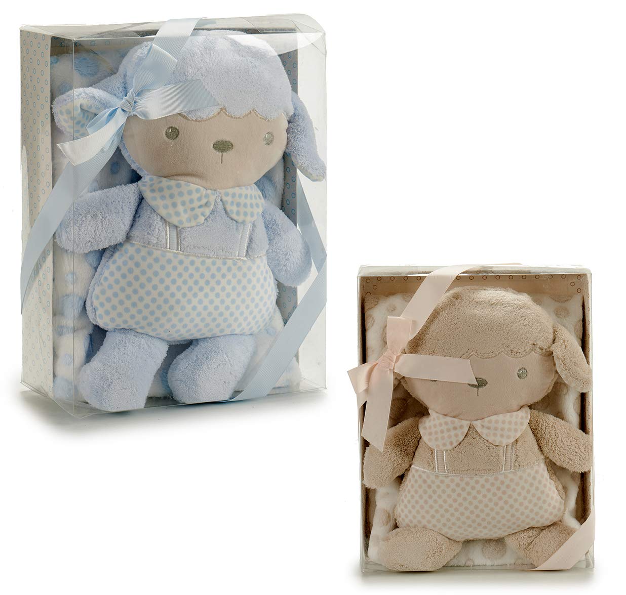 Ar - Sheepskin plush set + blanket 32 x 25 cm (23999), assorted colour/model