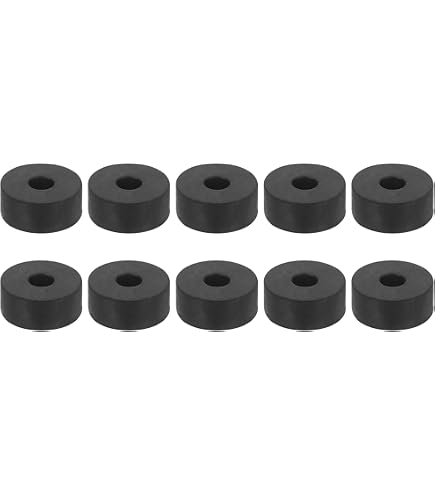 PATIKIL Multi Purpose Rubber Spacer, 20 Pcs 6mm ID X 30 OD X 8mm T