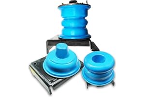 DAZZLAIT SSF-170-40-2 Front Suspension Enhancement System | Bump Stop Fit for Ford F-53 2008-2021, Set of 2 | 3000 (lb) Capacity at 50% Compression | Rear Suspension Helper Springs | Leaf Spring Suspension