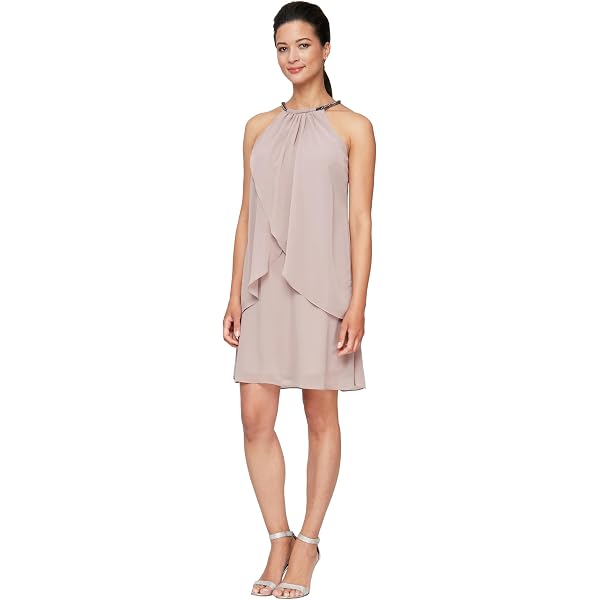 asymmetric mini dress St. Agni Women's Asymmetric Tuck Mini Dress