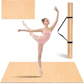 Generic 4Ft x 6Ft Marley Dance Floor, Portable Non-Slip PVC Mat for Ballet, Jazz &amp; Pop Dance, Ideal for Home &amp; Dance Schools