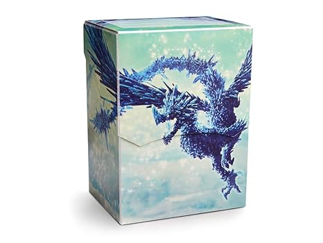 Arcane Tinmen ApS ART31633 Dragon Shield: Deck Shell Clear Blue limitiert, Mehrfarbig