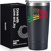 Vietnam Vet Gifts for Men, Gifts on Birthday and Christmas, 20 oz Insulated Stainless Steel Tumbler - VIETNAM VETERAN