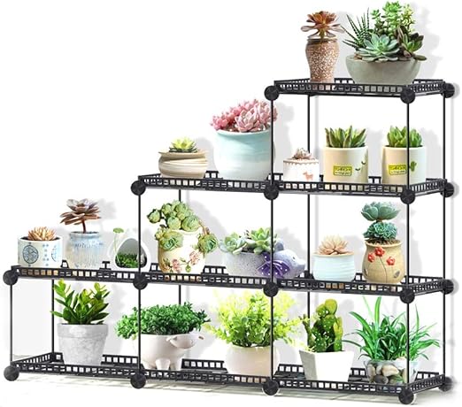 Jardinería Creativa De Hierro Forjado De Flores Carnosas Rack ...