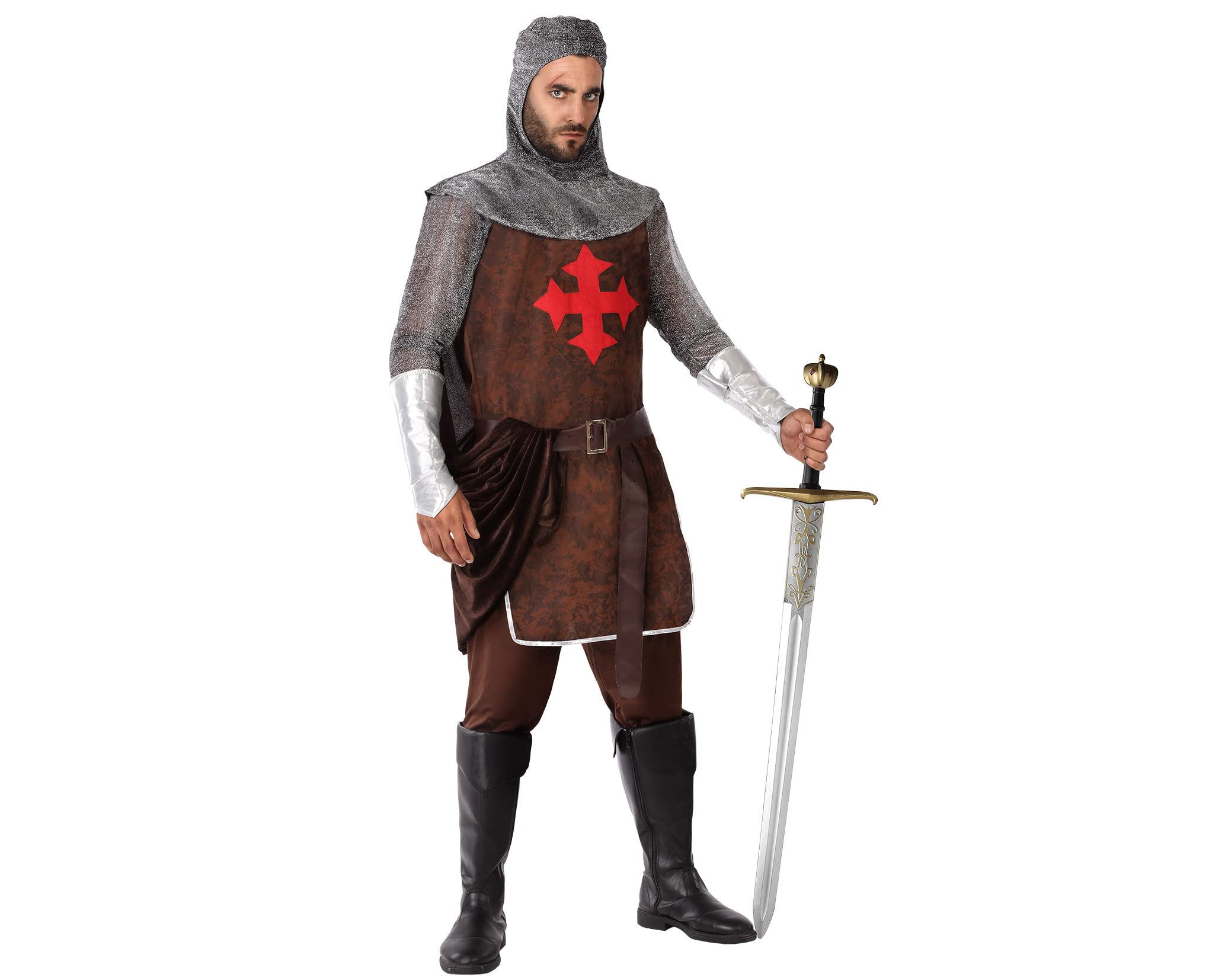 Atosa Costume Crusades Knight Man XS-S
