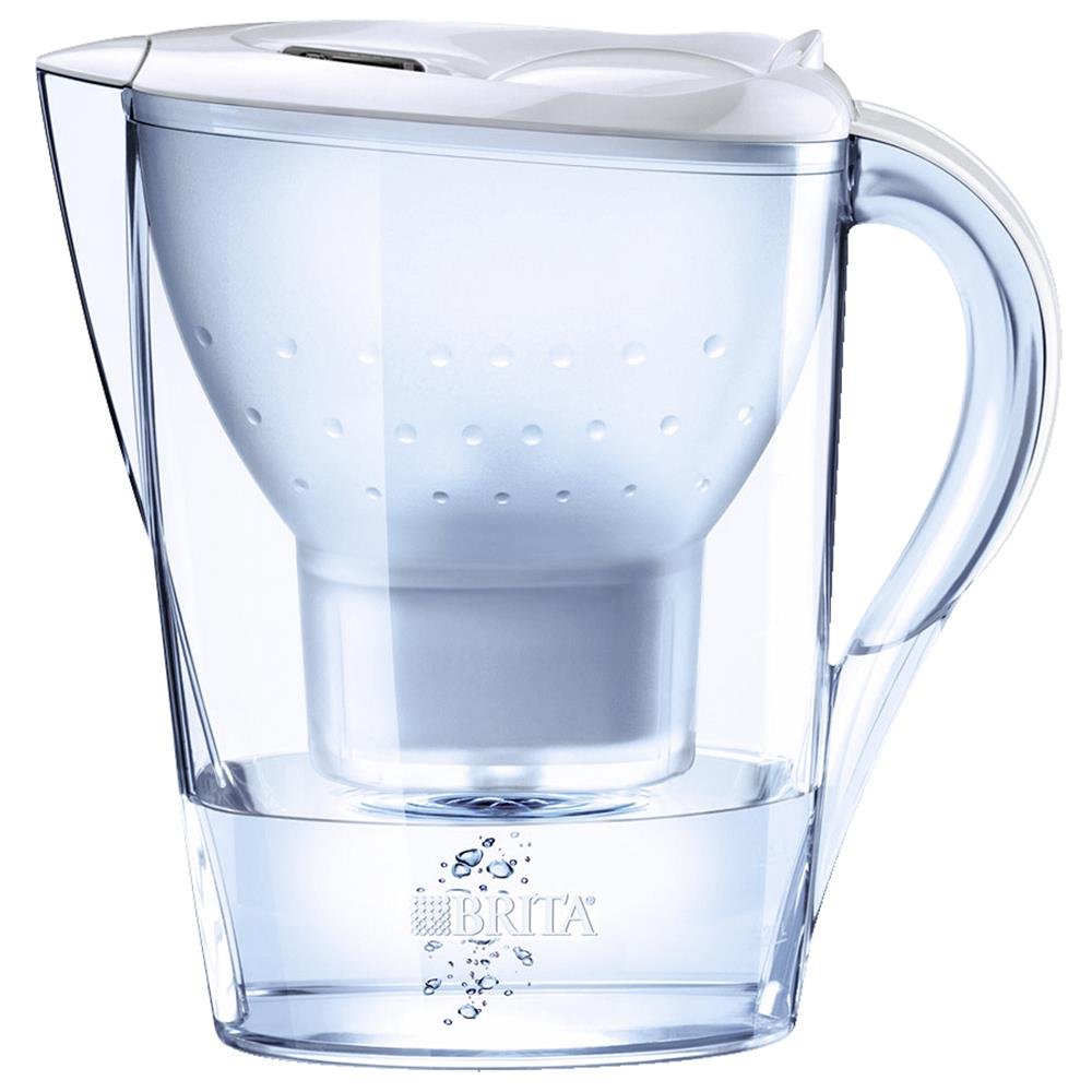 BRITA Marella Cool Water Filter Jug and Cartridge, White