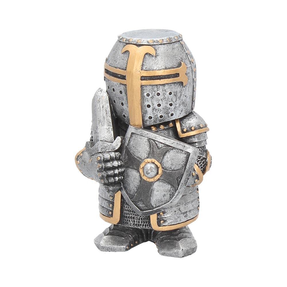 Nemesis Now B0706B4 Sir Defendalot Figurine 11cm Silver, Resin, One Size — image 1