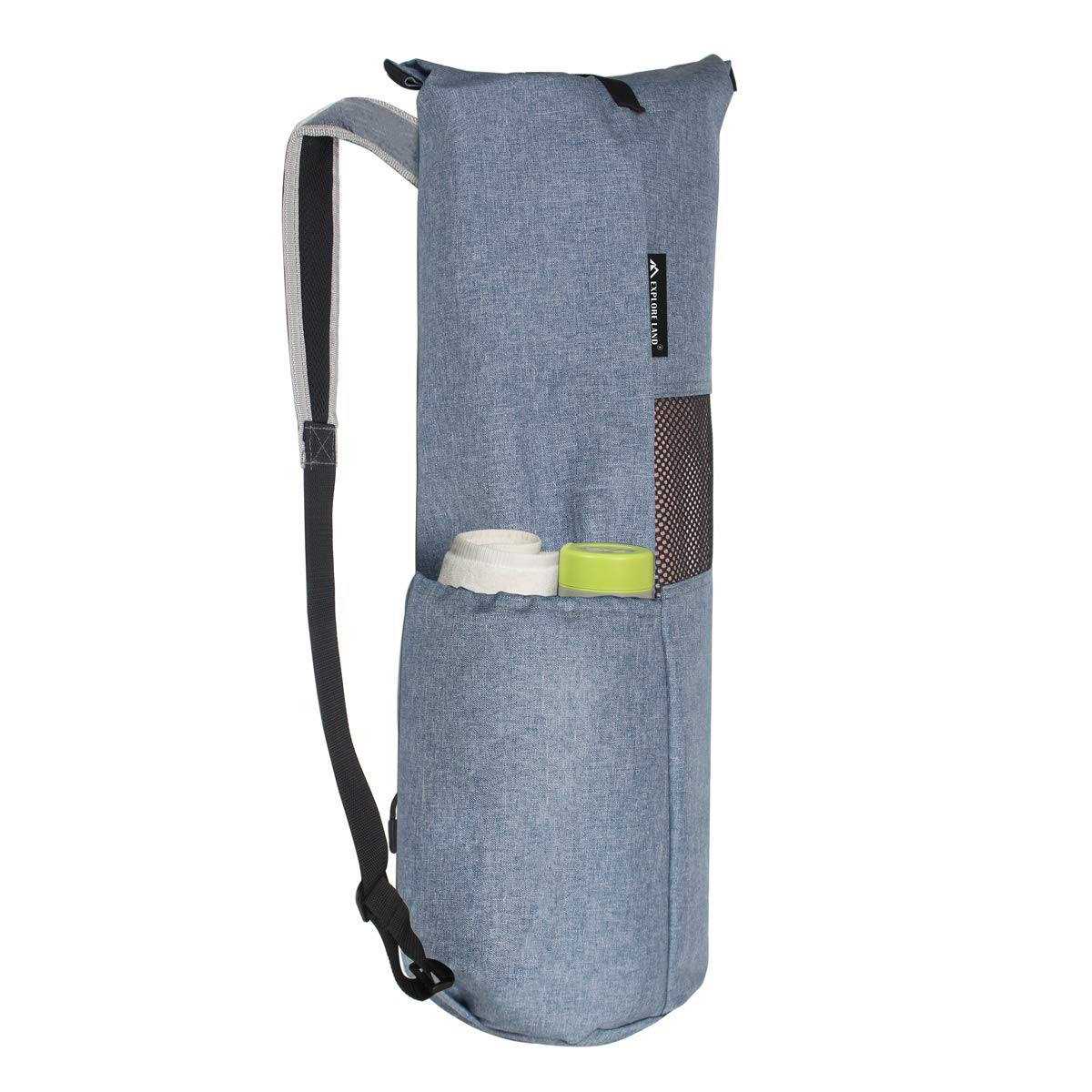 Explore Land Oxford Yoga Mat Storage Bag with Breathable Mesh Window and Large Pockets