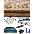 King Softside Waterbed Mattress with Luxurious Pillow Top, Heater and Drain Pump