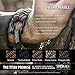 Titan Paracord Survival Bracelet | DRAGONSCALE | LARGE (Fits 8
