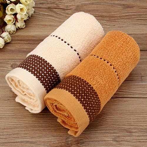34x70cm Bathroom Absorbent Face Cloth Cotton Towel Shower Washcloth (Random: Color)