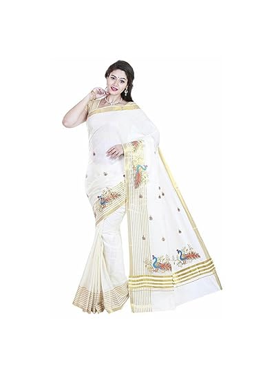 kerala kasavu cotton sarees