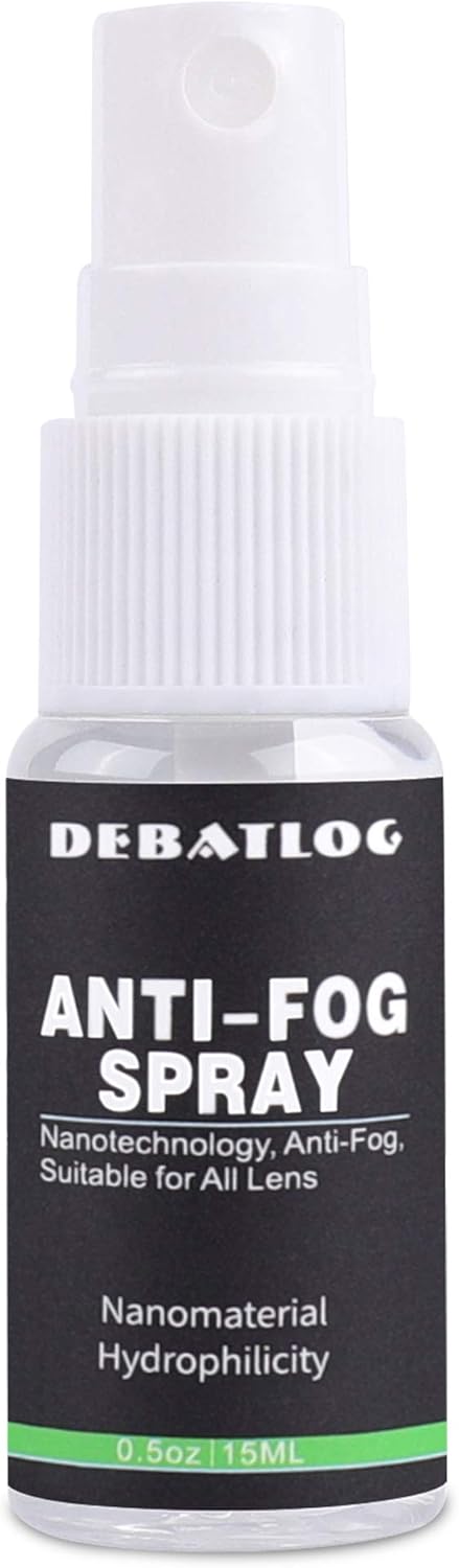 DEBATLOG Anti-Fog Spray for Glasses | Professional | Work on Eyeglass, Mask, Sports Goggles, Swim Goggles, Bathroom Mirror, Humid Environment, Nanotechnology, Alcohol-Free| Durable Anti-Fog : Sports & Outdoors