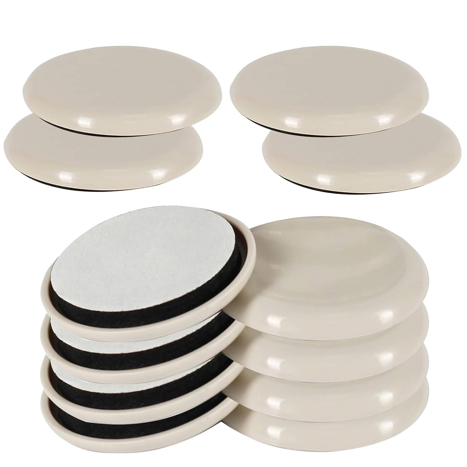 Furniture Sliders for Heavy Items - Washing Machine Sliders - Furniture Sliders for Carpet - Smoothly Glide Furniture Anywhere - 12pcs，sliders for washing machine
