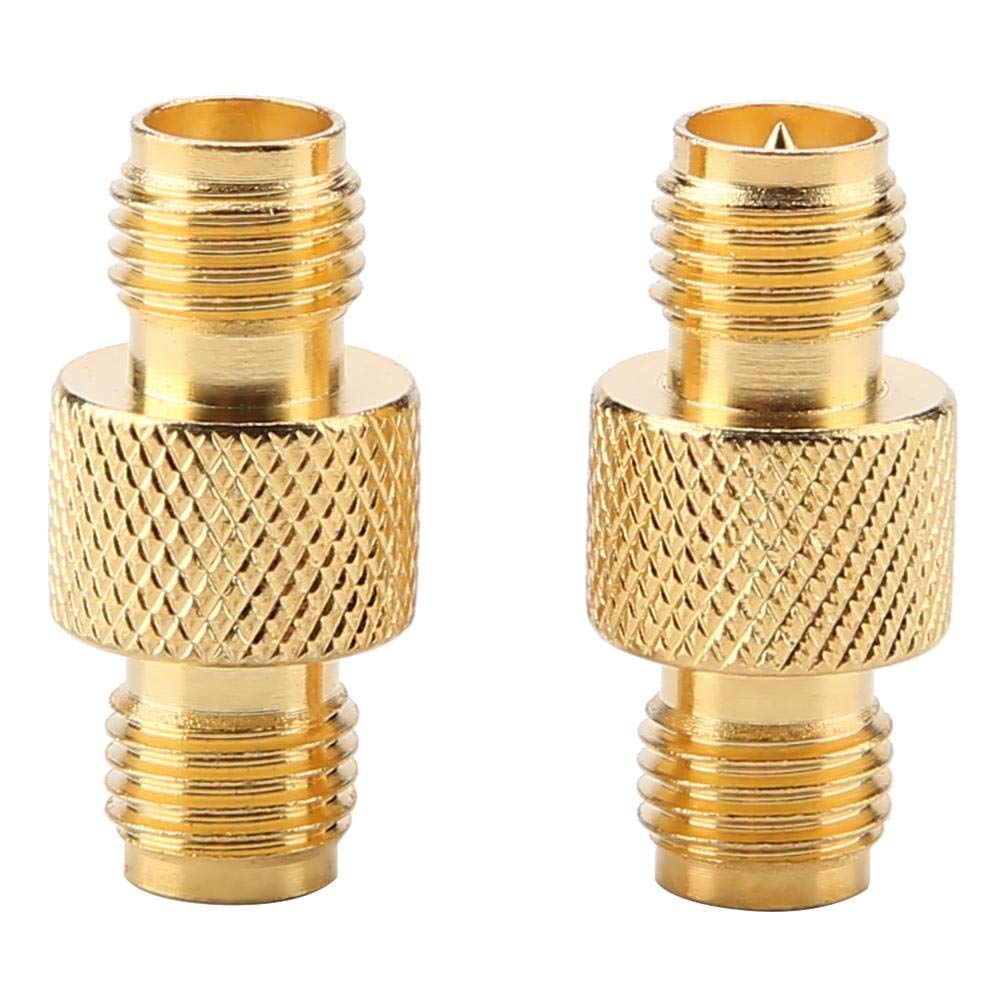 SMA to RP-SMA Female RF Connector Coaxial Adapter 2Pcs for Radio Extension Cable Router Test Converter