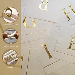 Ottin Monogrammed Letter M 120 Packs Initial Paper